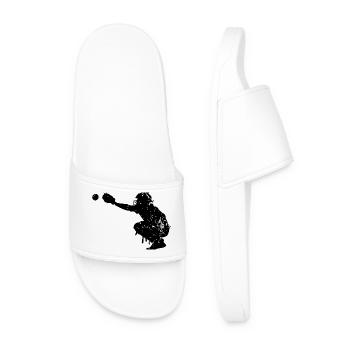 Base-ball - Claquettes Homme - blanc - Devant