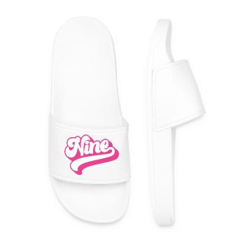 Neuf 9e anniversaire pour les filles de 9 ans - Claquettes Homme - blanc - Devant