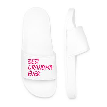 Best grandma ever - Men’s Pool Sliders - white - Front