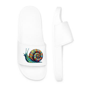 Escargot - Claquettes Homme - blanc - Devant