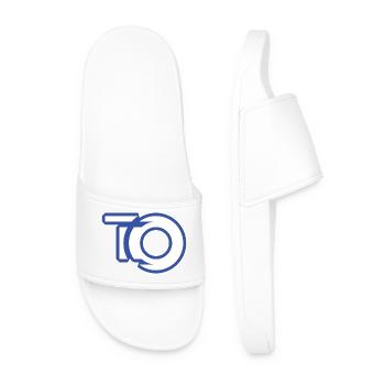 T O Graffiti Style - Men’s Pool Sliders - white - Front