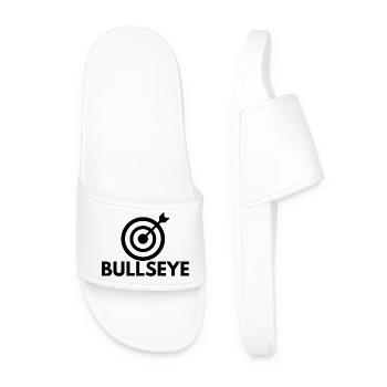 Darts Bullseye - Männer Badelatschen - Weiß - Vorne