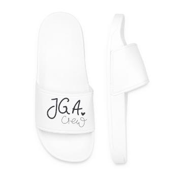 Équipe JGA : T-shirt de la fête de garçon - Claquettes Homme - blanc - Devant