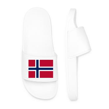 Norway - Men’s Pool Sliders - white - Front