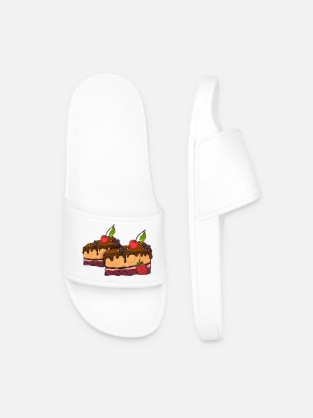 Cake - Men’s Pool Sliders - white