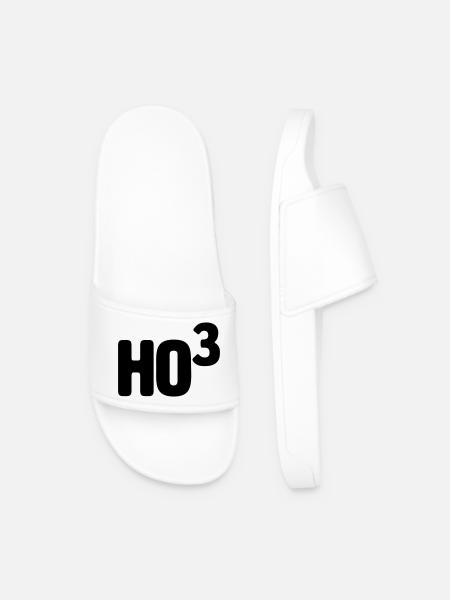 Ho3 - Ho Ho Ho - Männer Badelatschen - Weiß