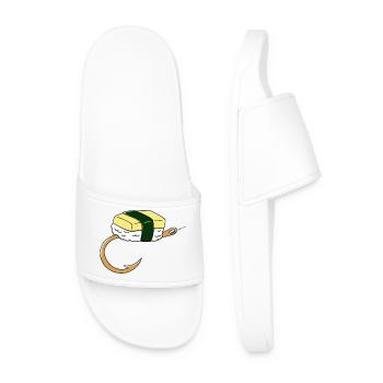 Sushi Bait - Men’s Pool Sliders - white - Front