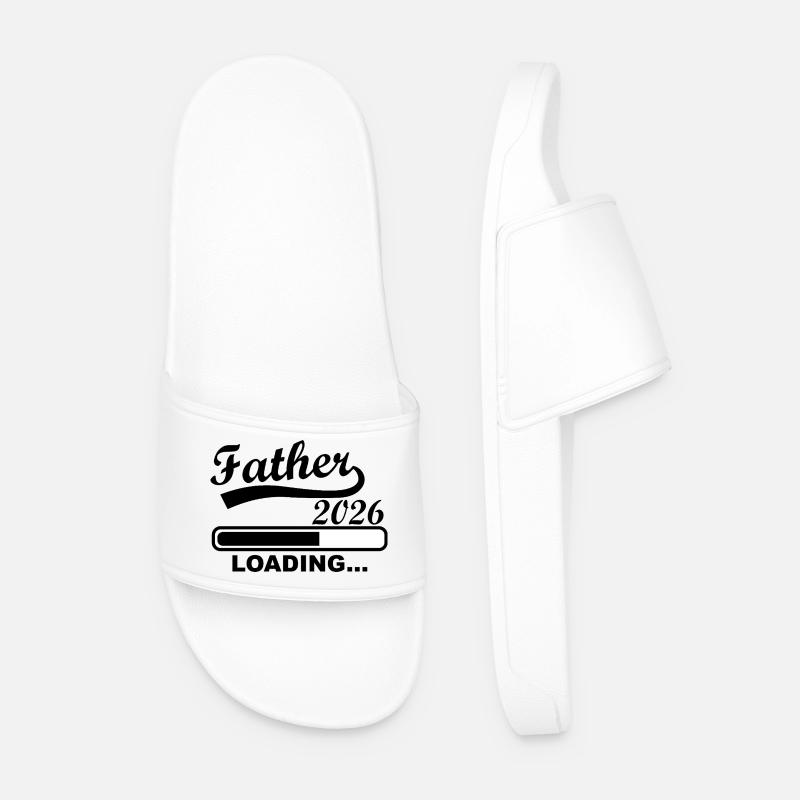 Father 2026 Loading Progress - Men’s Pool Sliders - white