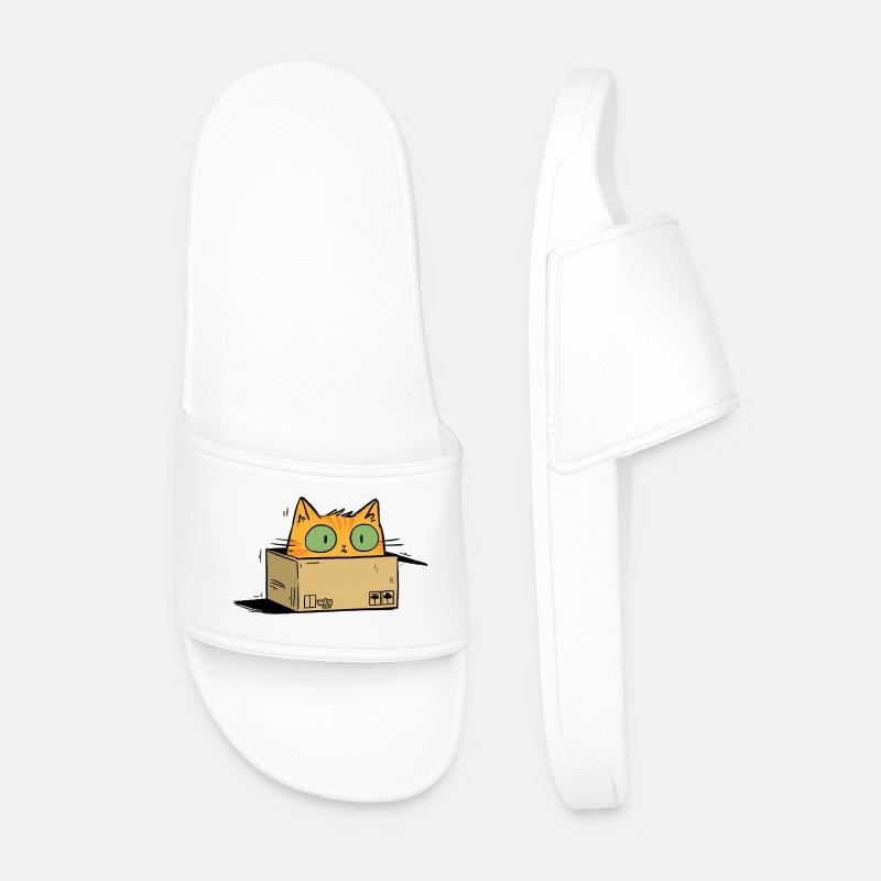 Mr Schroedinger - Männer Badelatschen - Weiß