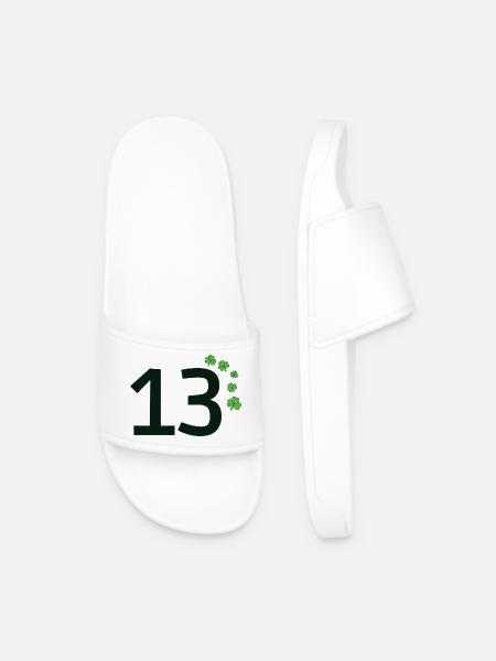 13 - Männer Badelatschen - Weiß