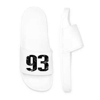 Maillot numéro 93 - Claquettes Homme - blanc - Devant