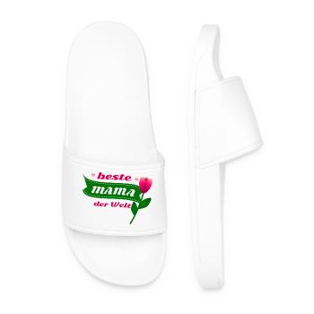 Cadeau design pour la meilleure maman du monde - Claquettes Homme - blanc - Devant