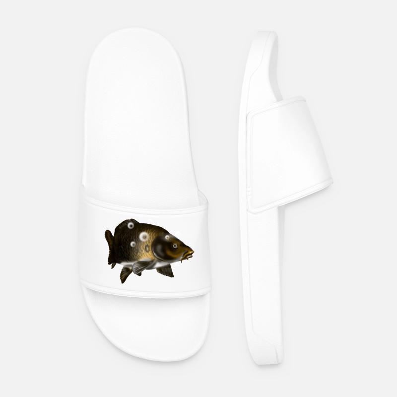 Carp - Men’s Pool Sliders - white