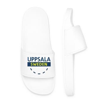 Uppsala Logotype Suède - Claquettes Homme - blanc - Devant