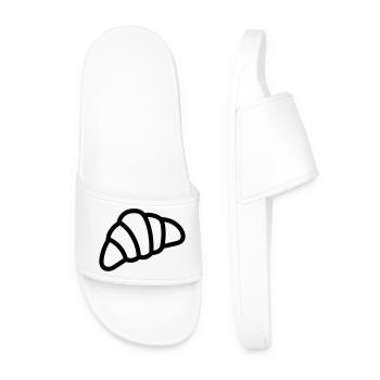 croissant - Claquettes Homme - blanc - Devant