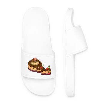 Gâteau - Claquettes Homme - blanc - Devant