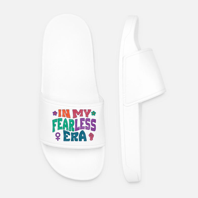 In my Fearless Era - Männer Badelatschen - Weiß