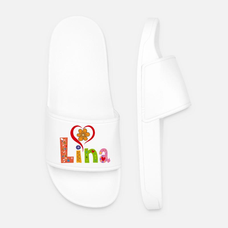 Lina Name Tee - Ciabatte per il mare da uomo - bianco