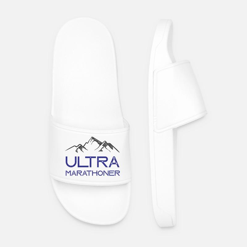 Ultra-Marathonläufer - Männer Badelatschen - Weiß