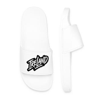 Irland - Ireland Graffiti Schrift - Männer Badelatschen - Weiß - Vorne
