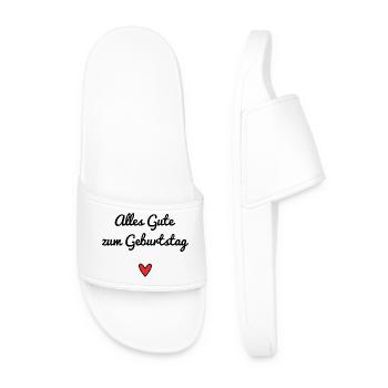 Alles Gute zum Geburtstag. Autriche. ANNIVERSAIRE. - Claquettes Homme - blanc - Devant