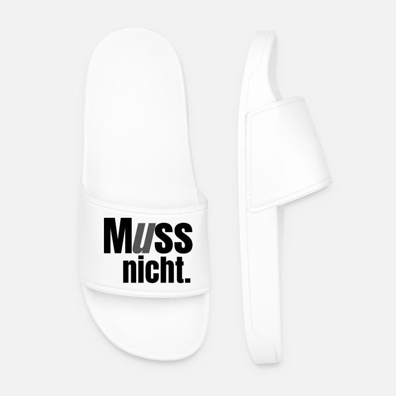 It doesn't have to be - Men’s Pool Sliders - white