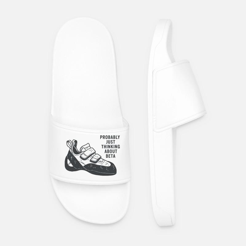 Beta Thought Sneaker Tee - Men’s Pool Sliders - white