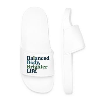 Osteopath Balanced Body Brighter Life Professional - Men’s Pool Sliders - white - Front