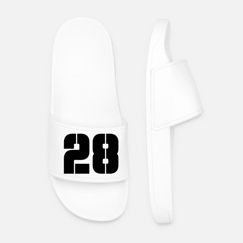 28 - Men’s Pool Sliders - white