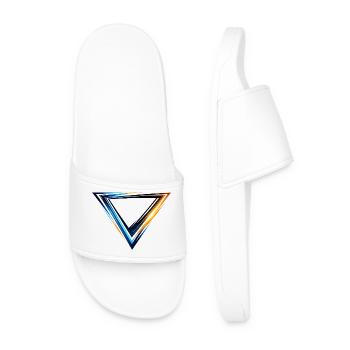 Triangle de design de justaucorps Style sportif moderne - Claquettes Homme - blanc - Devant