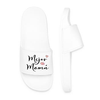 Spain Better Mom - Men’s Pool Sliders - white - Front