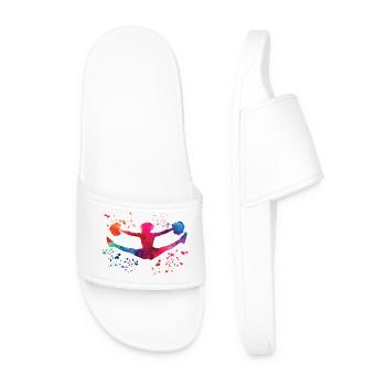 Cheerpom pom girls Mom Cheerleading - Claquettes Homme - blanc - Devant