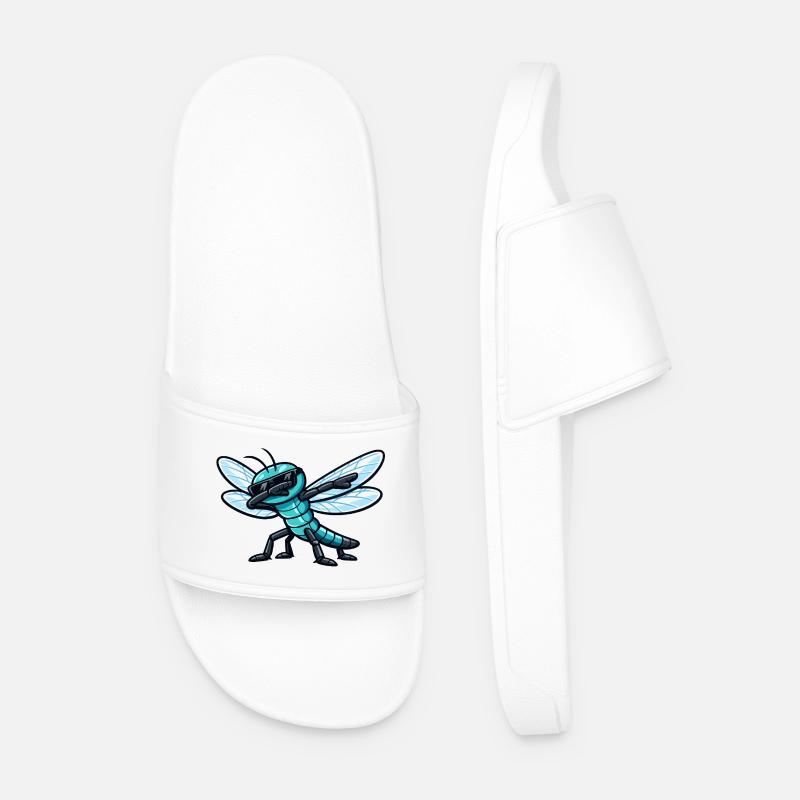 Dab de la Libellule - Claquettes Homme - blanc