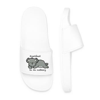 Cute Koala - Koalified to do nothing - Men’s Pool Sliders - white - Front