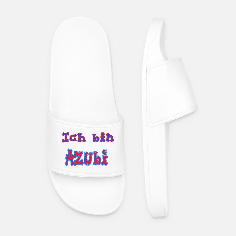 Ich_bin_Azubi - Men’s Pool Sliders - white