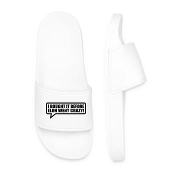 I bought it before Elon went crazy - Men’s Pool Sliders - white - Front