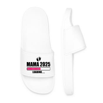 Mama 2025 - Männer Badelatschen - Weiß - Vorne