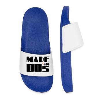 Made in 00s - Men’s Pool Sliders - royal blue - Front