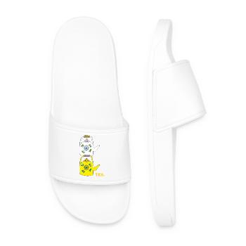 Tea - Men’s Pool Sliders - white - Front