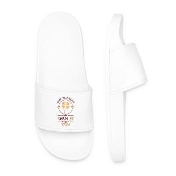 Cabin #19 in Camp Half Blood, Child of Tyche - Men’s Pool Sliders - white - Front