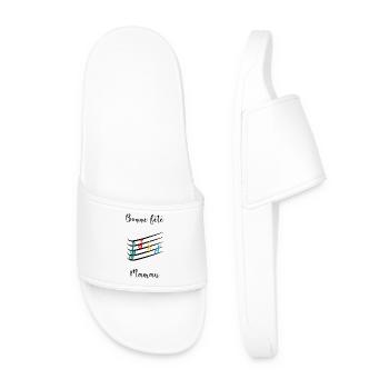 BONNE FÊTE MAMAN. MAMAN. FÊTE DES MÈRES. FÊTE - Claquettes Homme - blanc - Devant