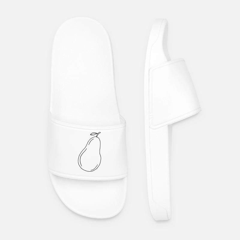 Pear - Men’s Pool Sliders - white