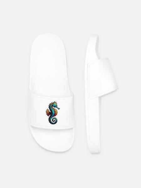 Hippocampe - Claquettes Homme - blanc