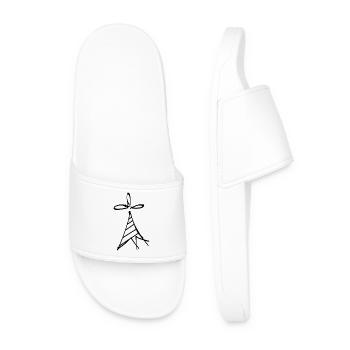 hemine marqueur noir - Claquettes Homme - blanc - Devant