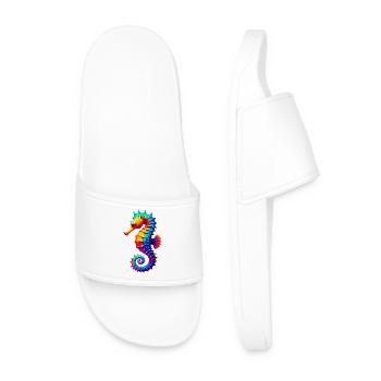 Seahorse - Men’s Pool Sliders - white - Front