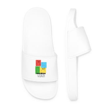 Je ne râle pas. Je m’exprime. Nuance ! - Claquettes Homme - blanc - Devant