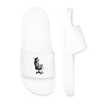 Gaming Skeleton - Men’s Pool Sliders - white - Front