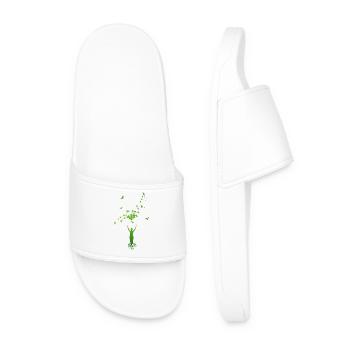 Tree of Life – Harmony of Man & Nature - Men’s Pool Sliders - white - Front