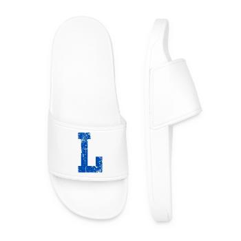Letter l sport retro - Men’s Pool Sliders - white - Front