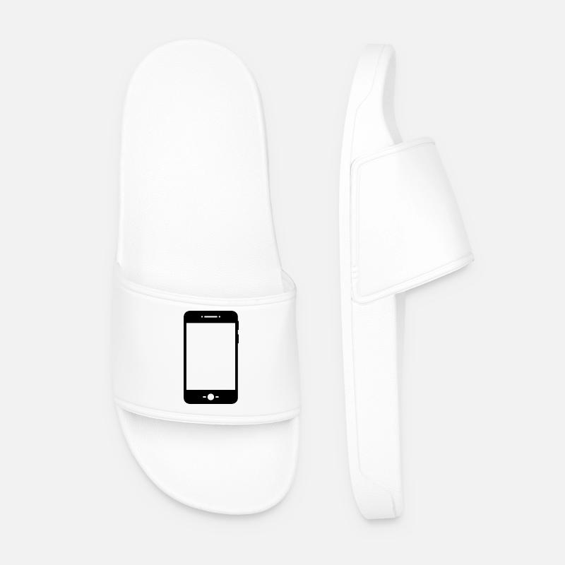 smartphone - Men’s Pool Sliders - white